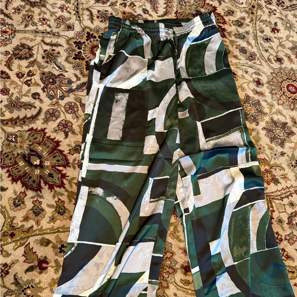 Lauren Ralph‎ Lauren Geo Silk Pants - Picture 6 of 10
